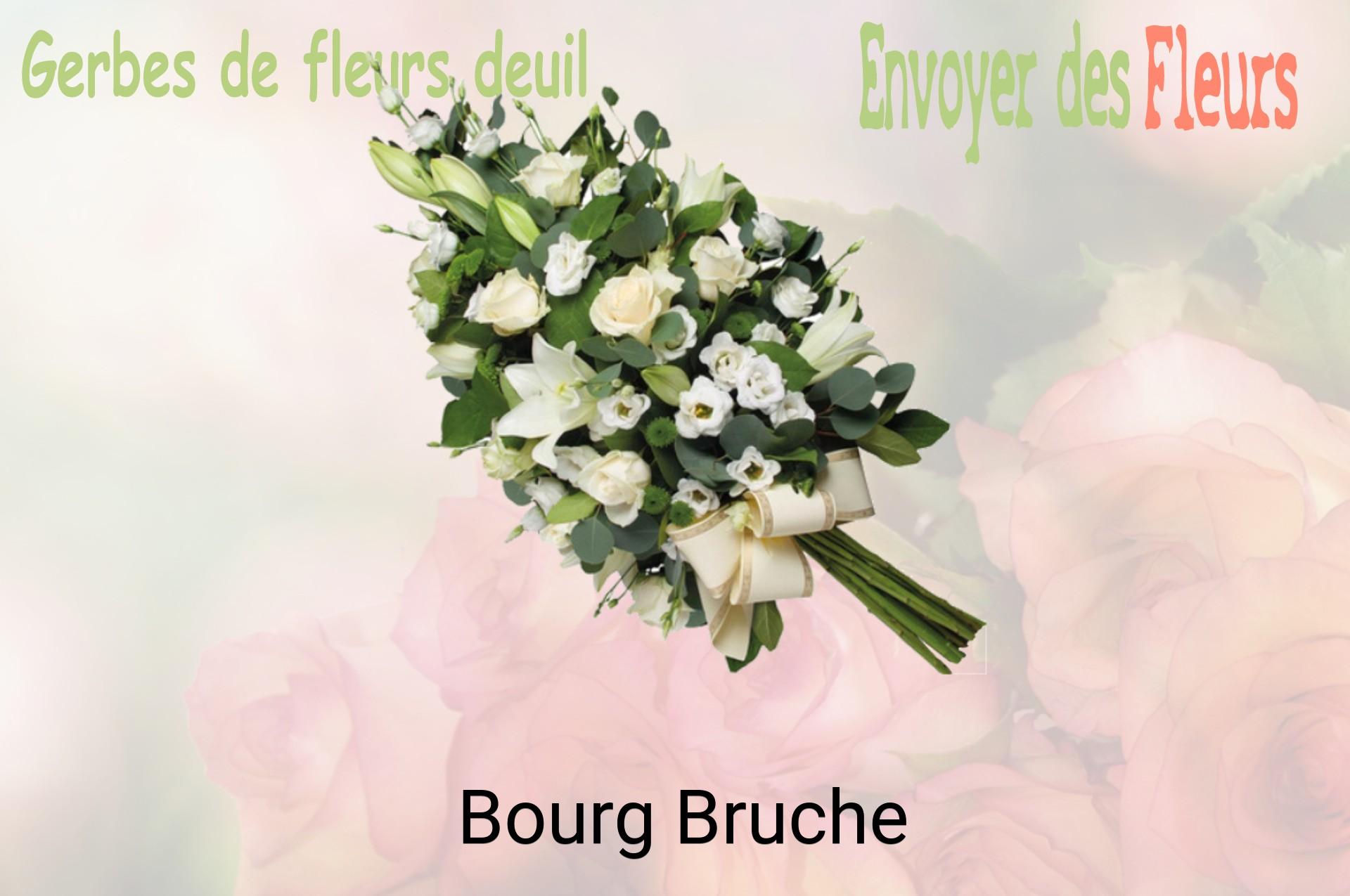 Gerbe de fleurs de deuil livrée à Bourg-Bruche